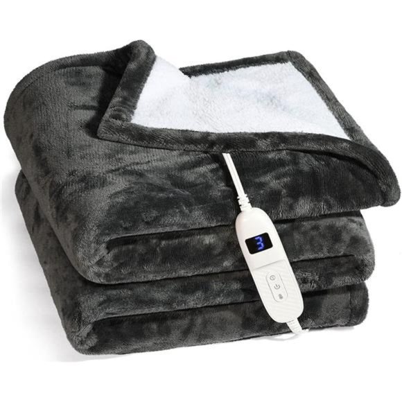 Heated Blanket Machine Washable Extremely Soft and Comfortable Electric Blanket